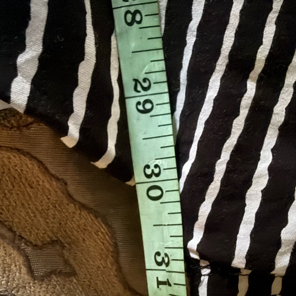 Women's Unbranded Dress Size 3X Black and White Striped - Picture 9 of 10